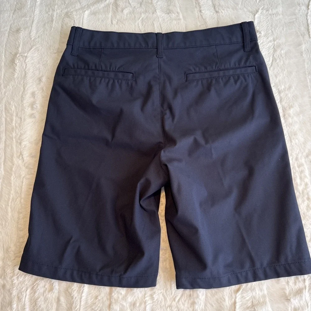 The Children's Place Boys Performance Chino Shorts Navy Blue Size 14 New